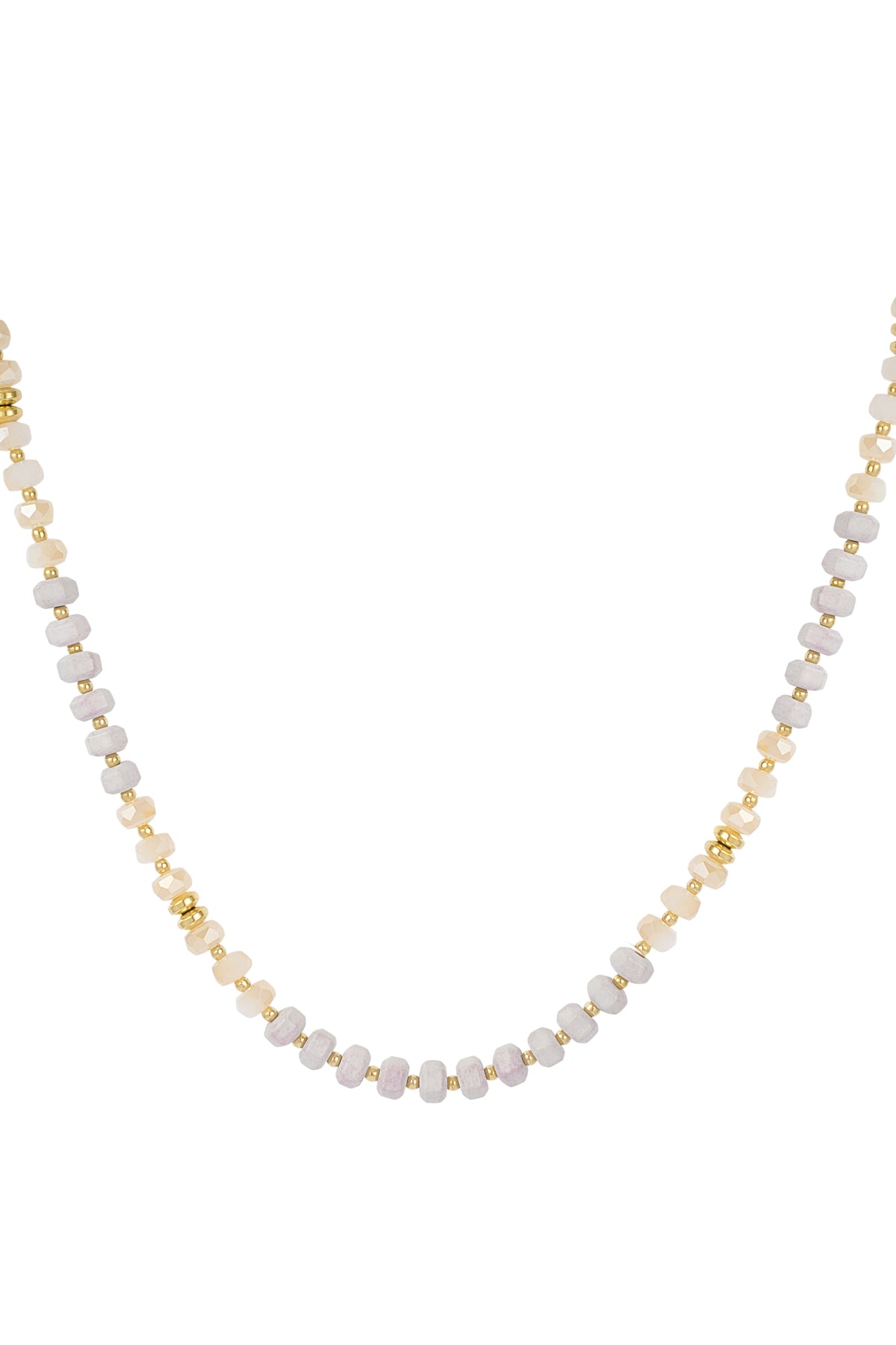 Necklace natural stone all over