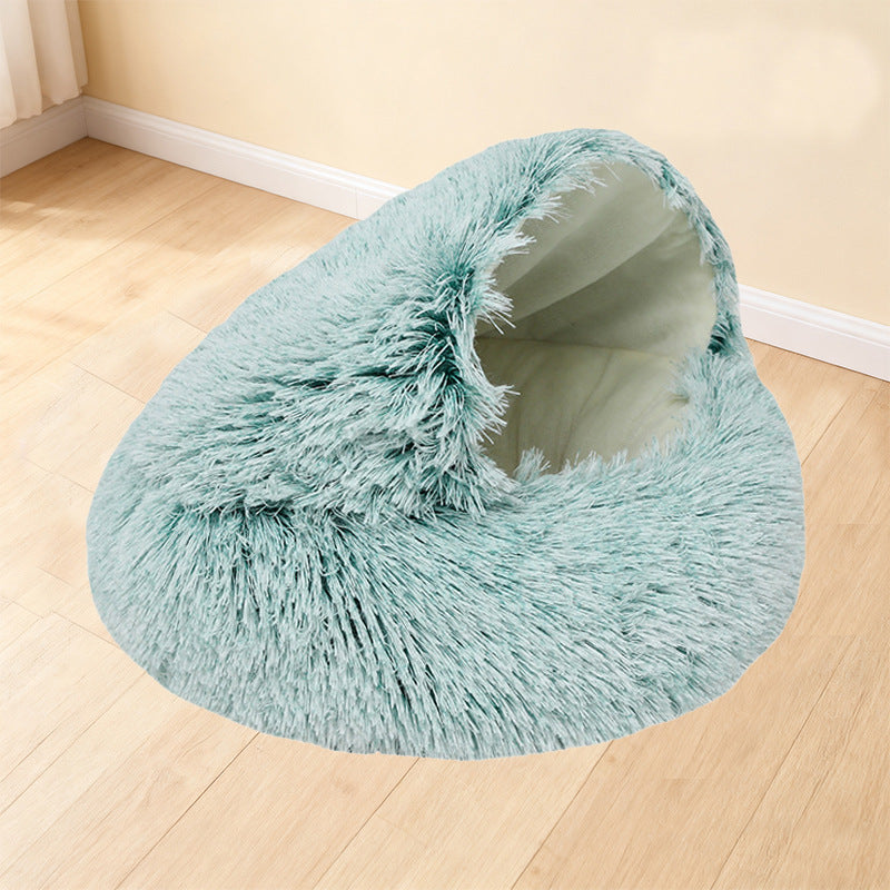 Shell dog and cat beds for winter warmth semi-enclosed pet beds for dogs and cats semi-enclosed pet shell beds