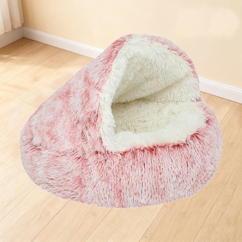 Shell dog and cat beds for winter warmth semi-enclosed pet beds for dogs and cats semi-enclosed pet shell beds