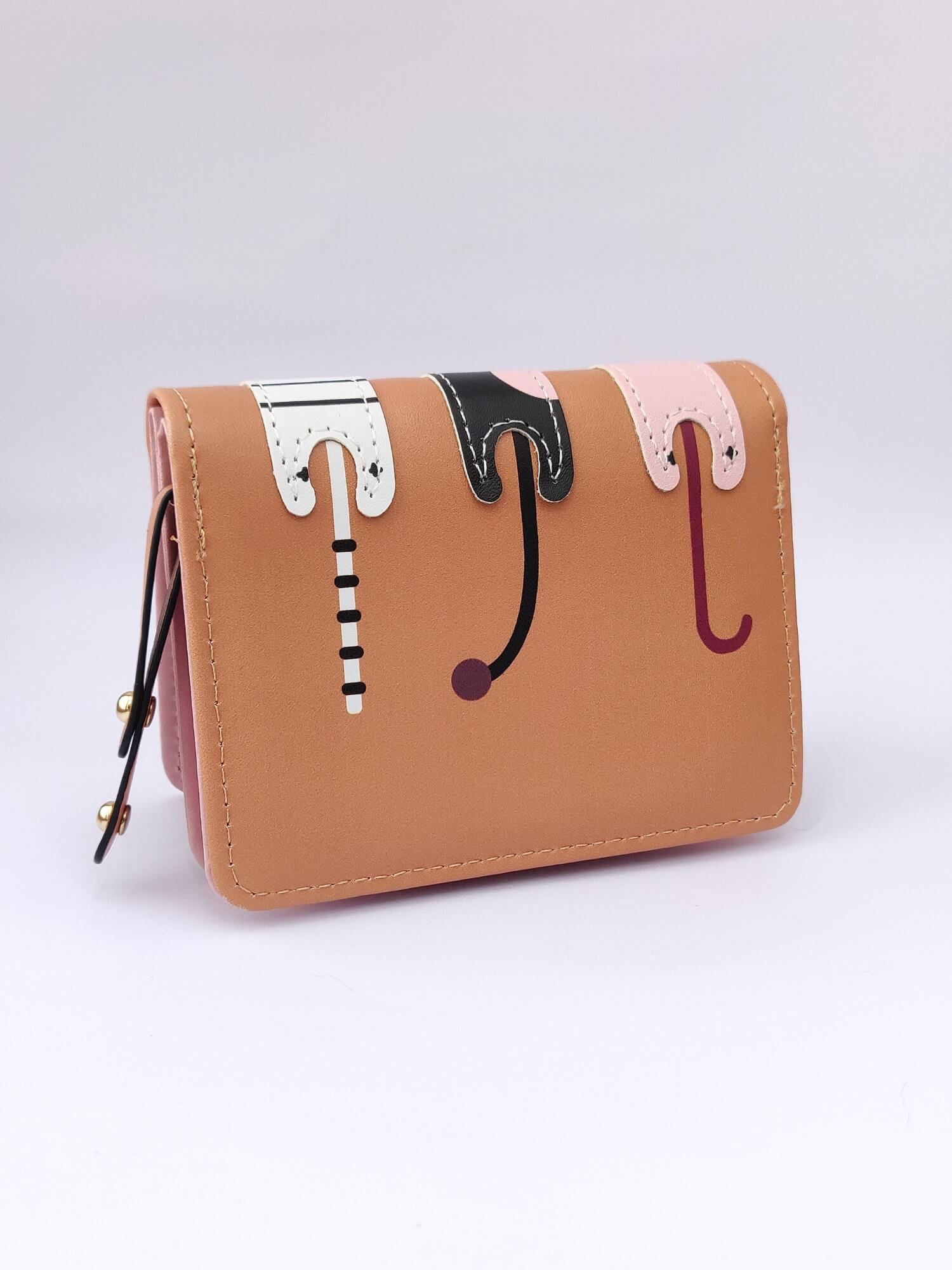 Cartera 3 Gatitos - Beige