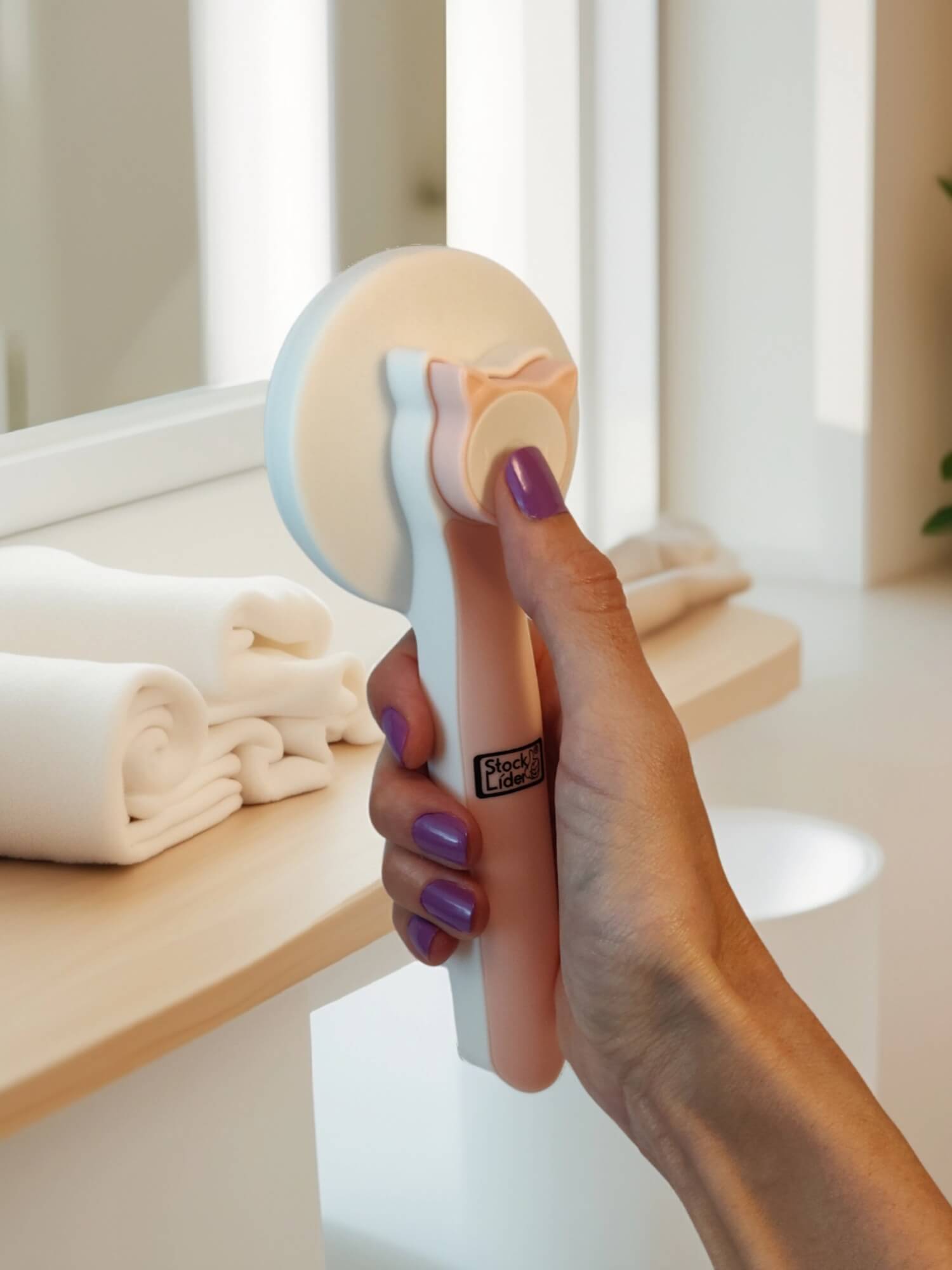 Cepillo gato autolimpiable - Rosa