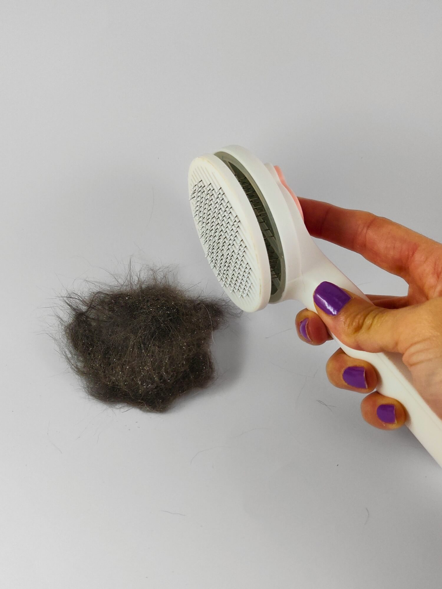 Cepillo gato autolimpiable - Rosa