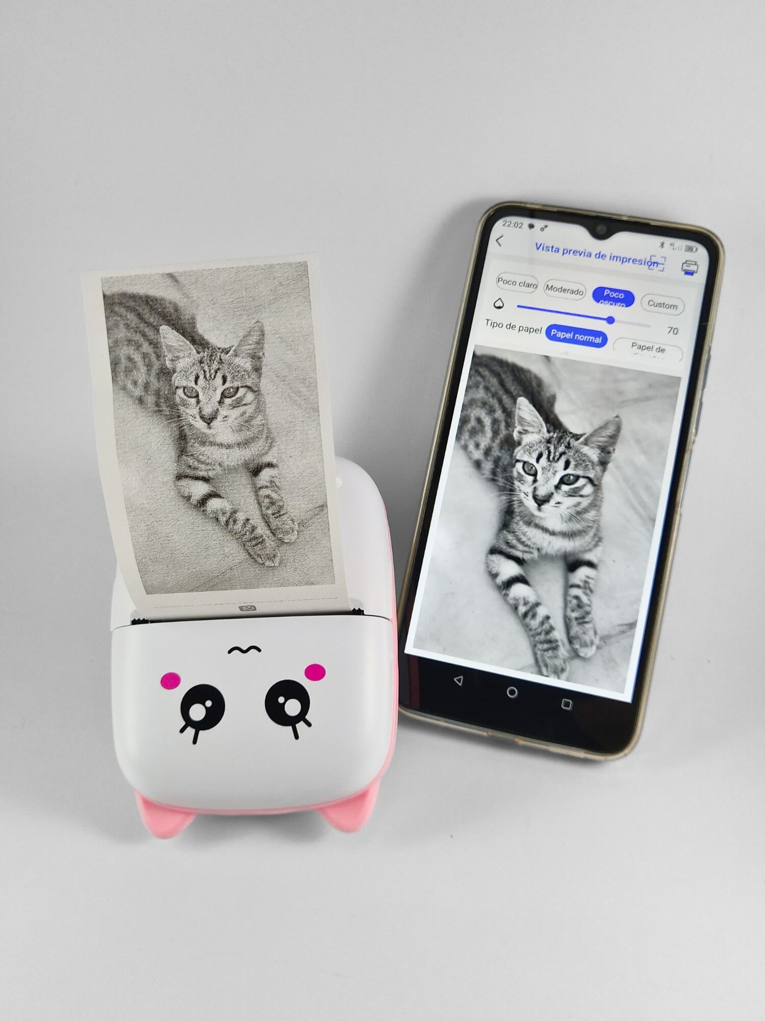 Michi Impresora Portátil Sin Tinta - Rosa