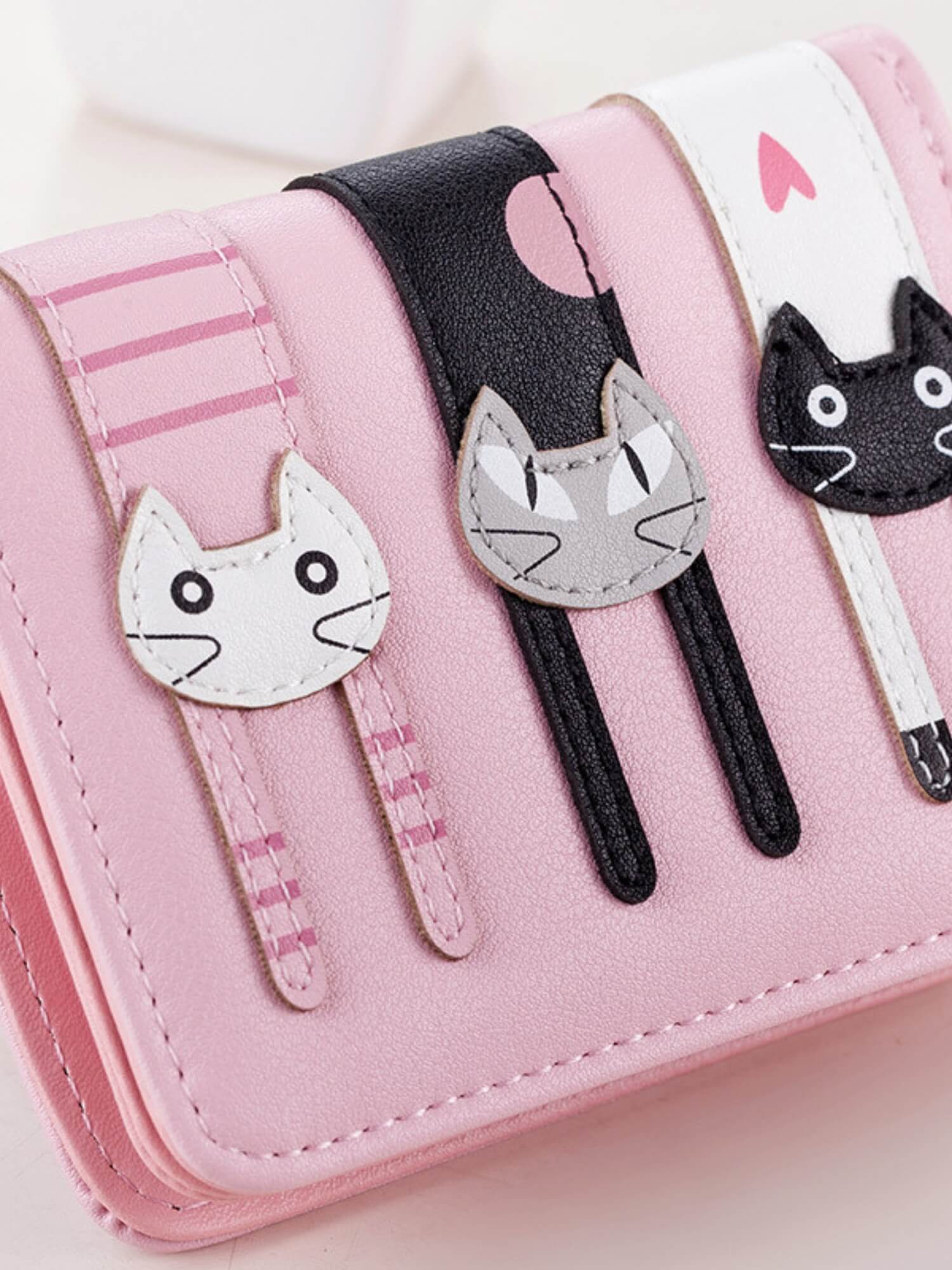 Cartera 3 Gatitos - Rosa